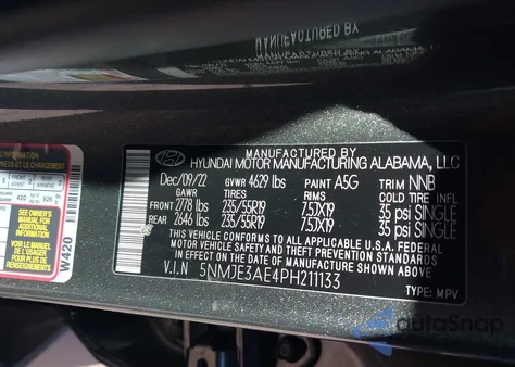 2023 Hyundai Tucson Limited from USA, damaged, VIN 5NMJE3AE4PH211133